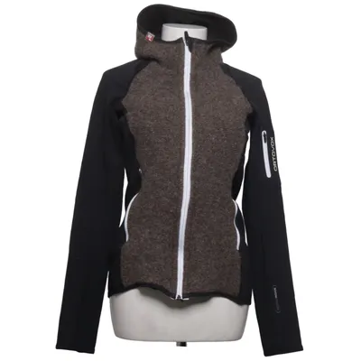 Capuchon sweater (Zwart, Grijs) van Ortovox Elastaan, Merinowol, Gerecycled polyester