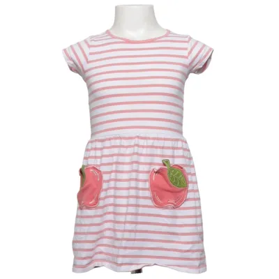 Jurk (Wit, Roze) van Kids Katoen