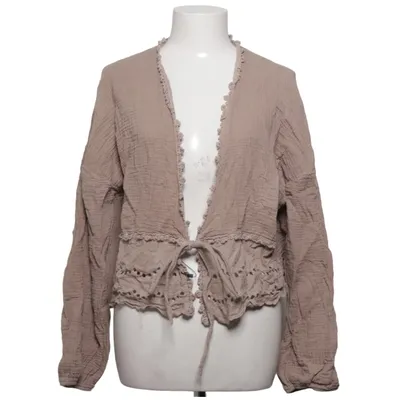 Wrap blouse (Beige) from Made in italy Cotton