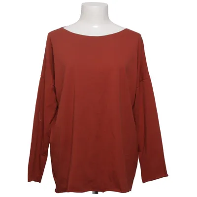 Langærmet t-shirt (Brun) fra Azara Bomuld, Elastan