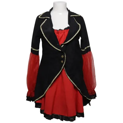 Maskeradkläder (Svart, Röd) från Party Line Polyester