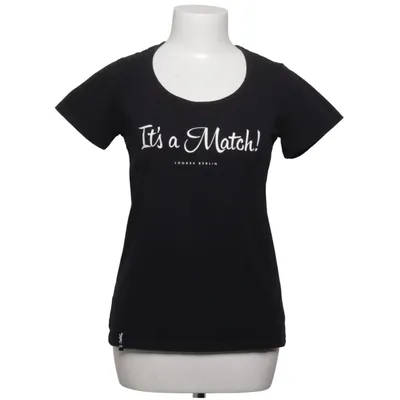 T-shirt (Zwart) van Look 54 Katoen, Elastaan