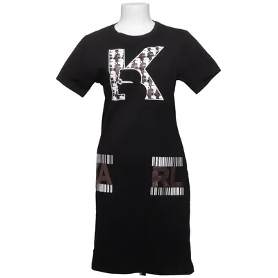 Jurk (Zwart) van Karl Lagerfeld Katoen