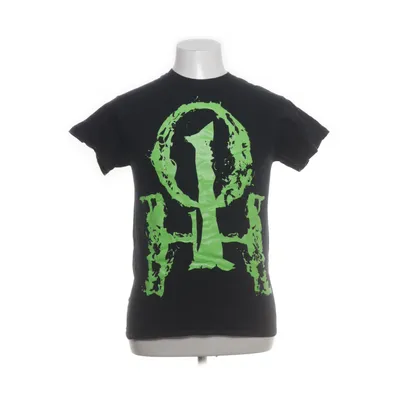 T-shirt (Zwart, Groen) van Gildan Katoen