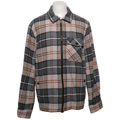 Surchemise (Beige, Bleu, Multicolore) de Woolrich Coton, Polyamide, Polyester, Laine