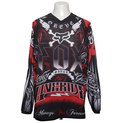 Maillot de sport (Noir, Rouge, Blanc) de Fox Racing Polyester