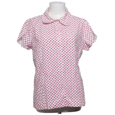 Kortärmad skjorta (Vit, Röd) från Blendshe Bomull, Elastan