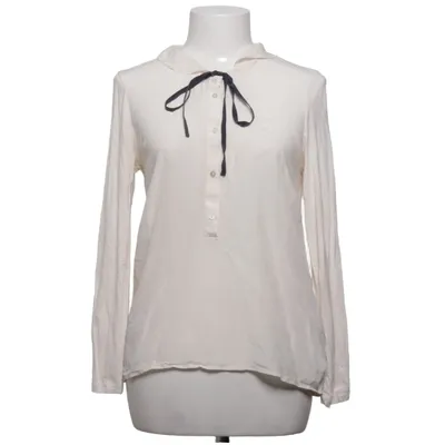 Sløjfebluse (Hvid) fra Hallhuber Donna Silke, Viscose