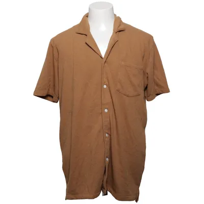 Kurzarmhemd (Braun) von Resteröds Baumwolle, Polyester
