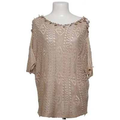 Sweater (Beige) from Azaka Polyester, Viscose