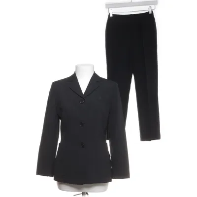 Suit (Black) from Massimo Dutti Wool, Viscose