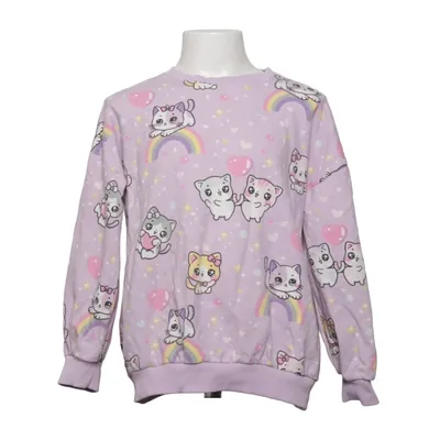 Sweatshirt (Purple, Multicolored) from Lindex Cotton, Elastane