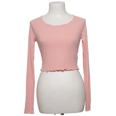 Langarmshirt (Pink) von Urban Revivo Elasthan, Viskose