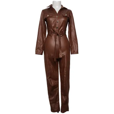 Byxdress (Brun) från L&S Elastan, Polyester