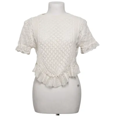 Top (Beige) van Zara Katoen, Polyester