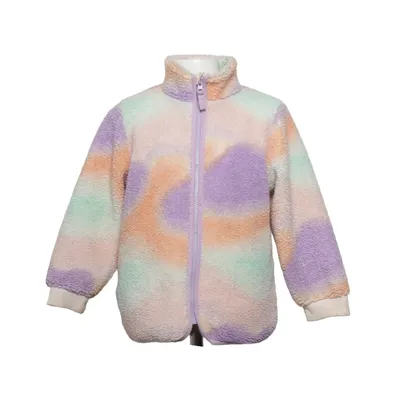 Fleecejacka (Lila, Orange, Grön, Flerfärgad) från Lindex Kids Polyester