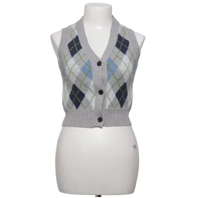 Pull sans manches (Gris, Bleu, Vert) de Zaful Nylon, Viscose