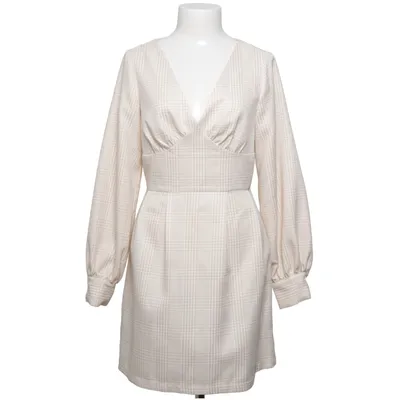 Klänning (Beige, Vit) från Misslisibell x NA-KD Polyester