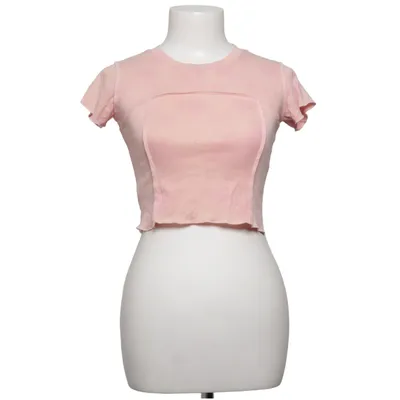 Crop top (Pink) from Shekou Cotton, Elastane