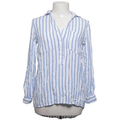 Bluse (Blå, Hvid) fra Sinsay Viscose