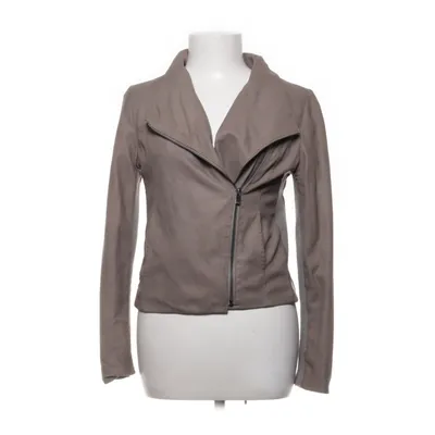 Bikerjacka (Grå) från Vince Akryl, Bomull, Skinn, Polyester, Ull