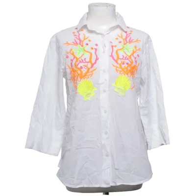 Shirt (White, Multicolored) from Antica Sartoria Cotton