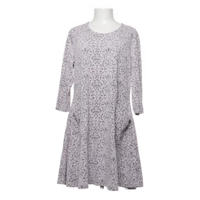 Robe (Rose, Noir) de Pont Neuf Élasthane, Polyester, Viscose