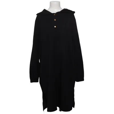 Capuchon jurk (Zwart) van Stories Elastaan, Modal, Polyester