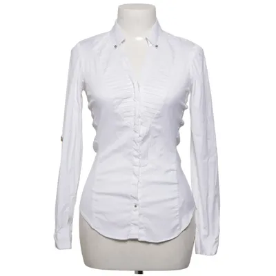 Shirt (Wit) van Zara Basic Collection Katoen, Elastaan, Nylon