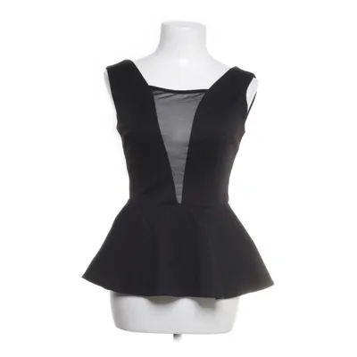 Peplumtopp (Svart) från Made in italy Elastan, Polyester, Viskos