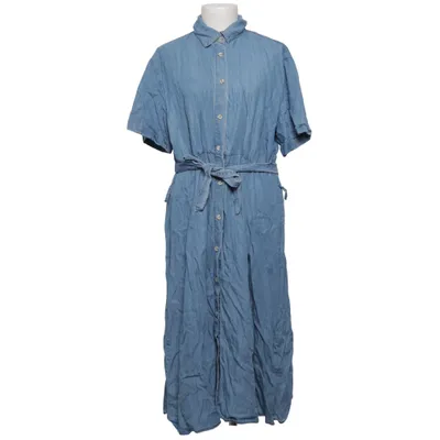 Robe chemise (Bleu) de DeFacto Coton, Lyocell