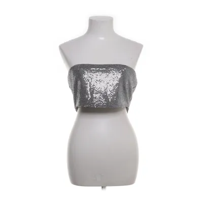 Tubtopp (Silverfärgad) från NLY One Elastan, Metallfiber, Nylon, Polyester