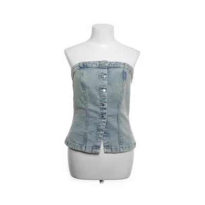 Tubtopp (Blå) från Divided by H&M Bomull, Polyester, Elastan