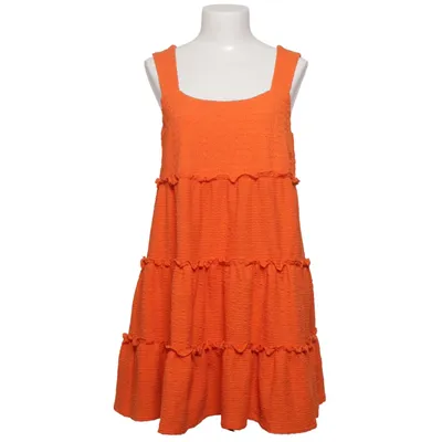 Jurk (Oranje) van Topshop Elastaan, Polyester