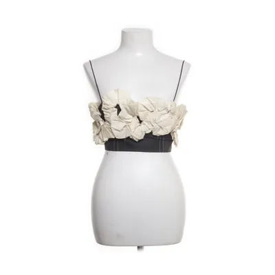 Crop top (Black, Beige) from Ganni