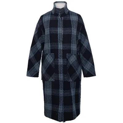 Manteau (Bleu, Noir, Marron) de And Less Polyester, Laine