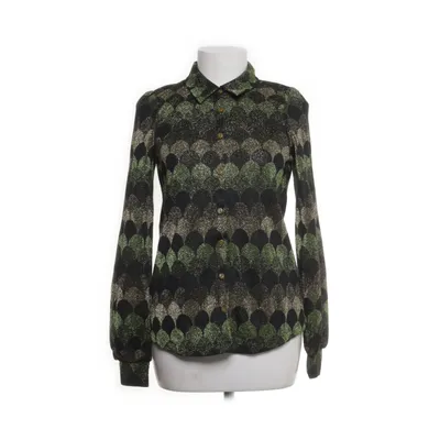 Blouse (Groen, Zwart, Meerkleurig) van King Louie Metallvezel, Polyamide, Polyester, Viscose