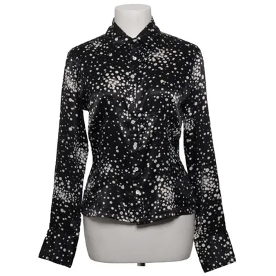 Blouse (Zwart, Wit) van Flash Basic Elastaan, Polyester