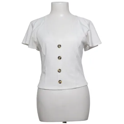 Topp (Vit) från Miss Selfridge Elastan, Polyester
