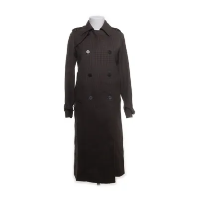 Trench coat (Brown, Blue) from Sandro Polyester, Viscose, Elastane