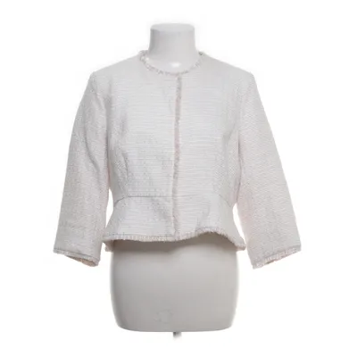 Blazer (White) from Luxe by Seraphine Acetate, Acrylic, Cotton, Polyester