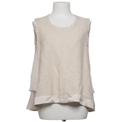 Haut (Beige) de Twin Set Simona Barbieri Acétate, Lin, Viscose