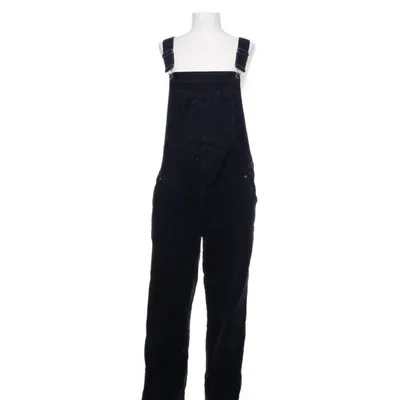 Hängselbyxor (Blå) från H&M Mama Bomull, Elastan