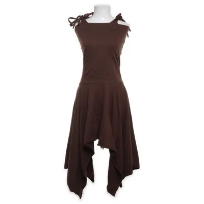 Dress (Brown) from Guru Shop Cotton, Elastane