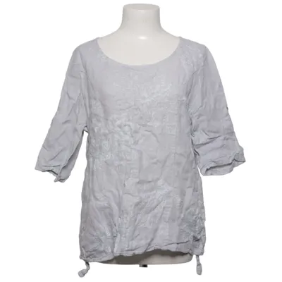 Blouse (Grijs) van Lina Tomei Linnen