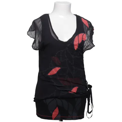 Tanktop  (Sort, Rød) fra Karen Millen Bomuld, Elastan, Lyocell, Silke