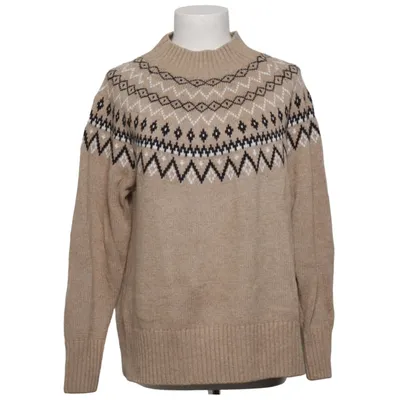 Strickpullover (Beige, Schwarz, Weiß) von Dobber Baumwolle, Polyamid, Viskose, Wolle