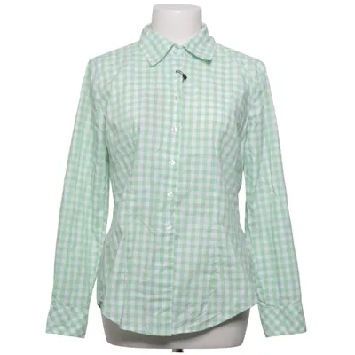 Shirt (Green, White) from Tailor Concept Cotton, Polyester