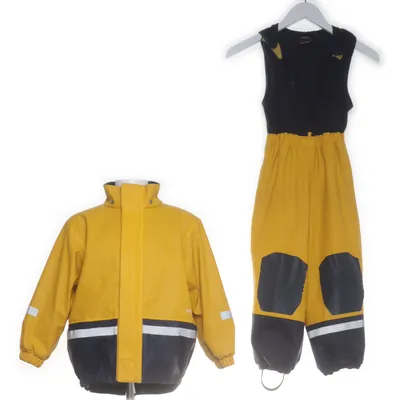 Regnställ (Gul, Blå) från Didriksons 1913 Polyester