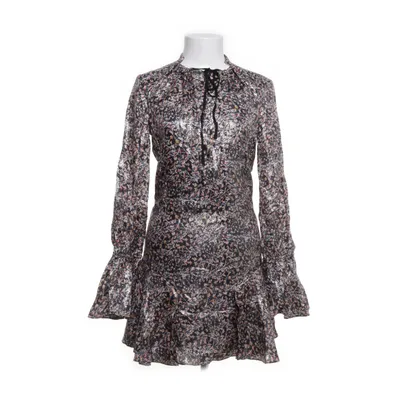 Jurk (Zwart, Meerkleurig) van H&M Conscious Collection Exclusive Lyocell, Zijde, Polyester